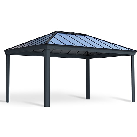 Havepavillon Dallas 4,2x6 meter - antracitgrå