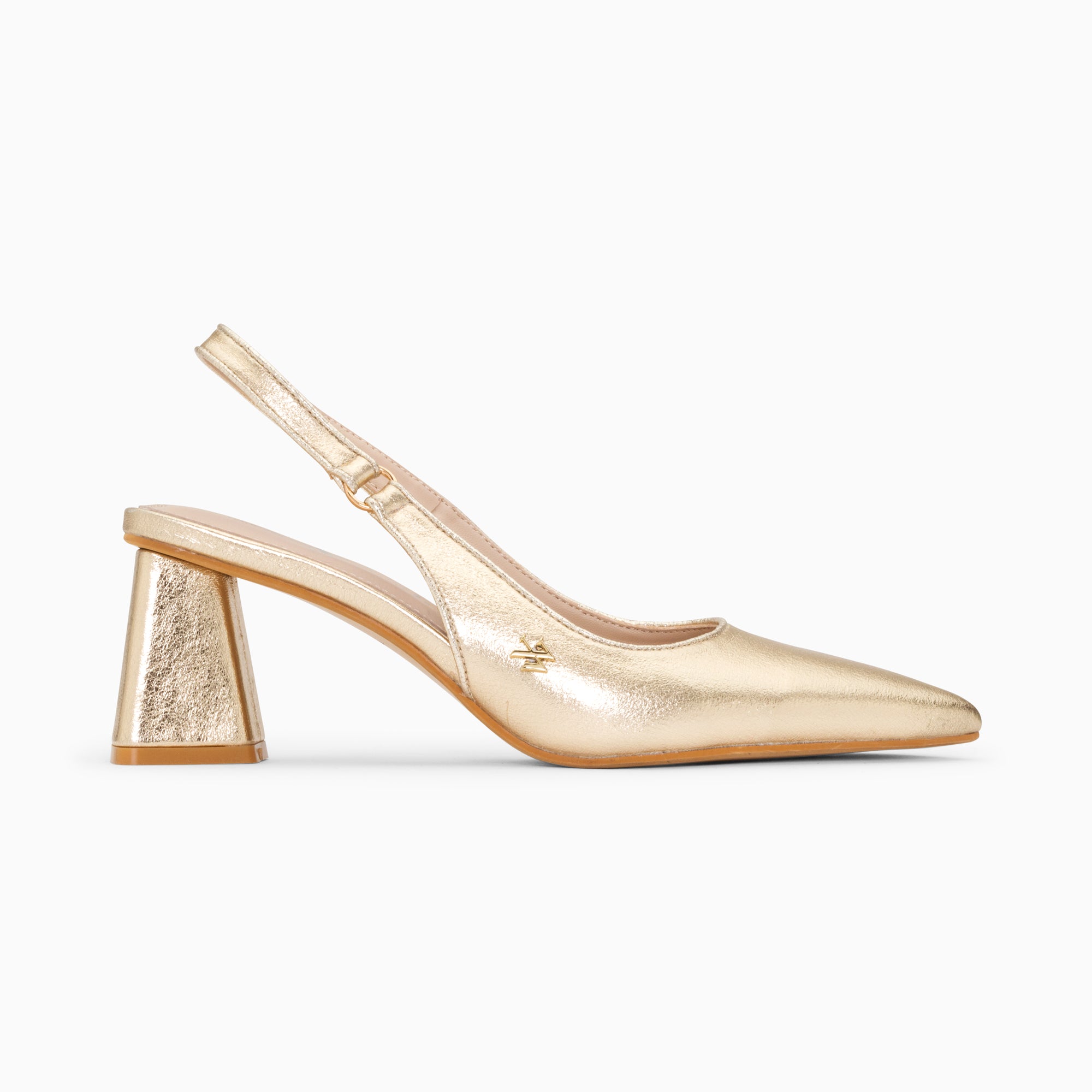 Escarpins-Escarpins slingback Lara or à bout pointu