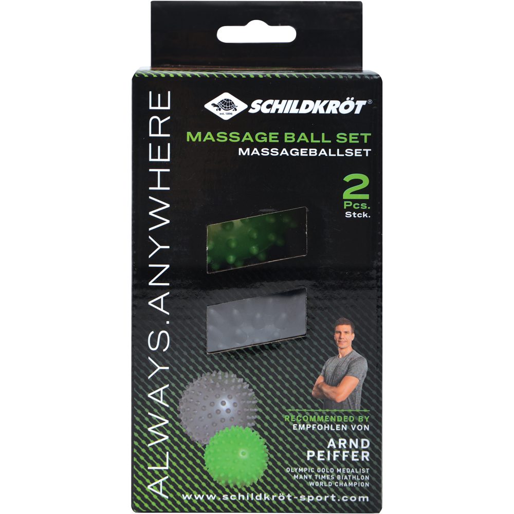Schildkröt Fitness Massageball 2er Set grün