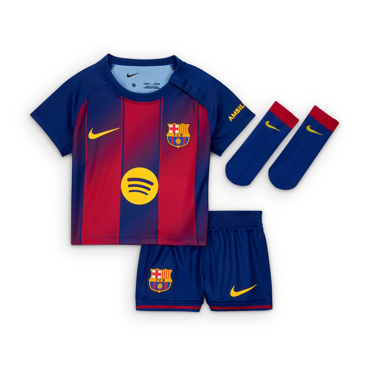 Conjunto Nike FC Barcelona Primeiro Equipamento 2025-2026 Bebé