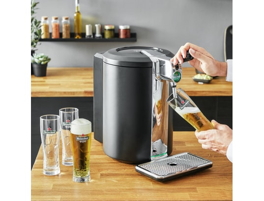 KRUPS - Distributeur de bière BEERTENDER COMPACT Coupe Mousse YY4808FD
