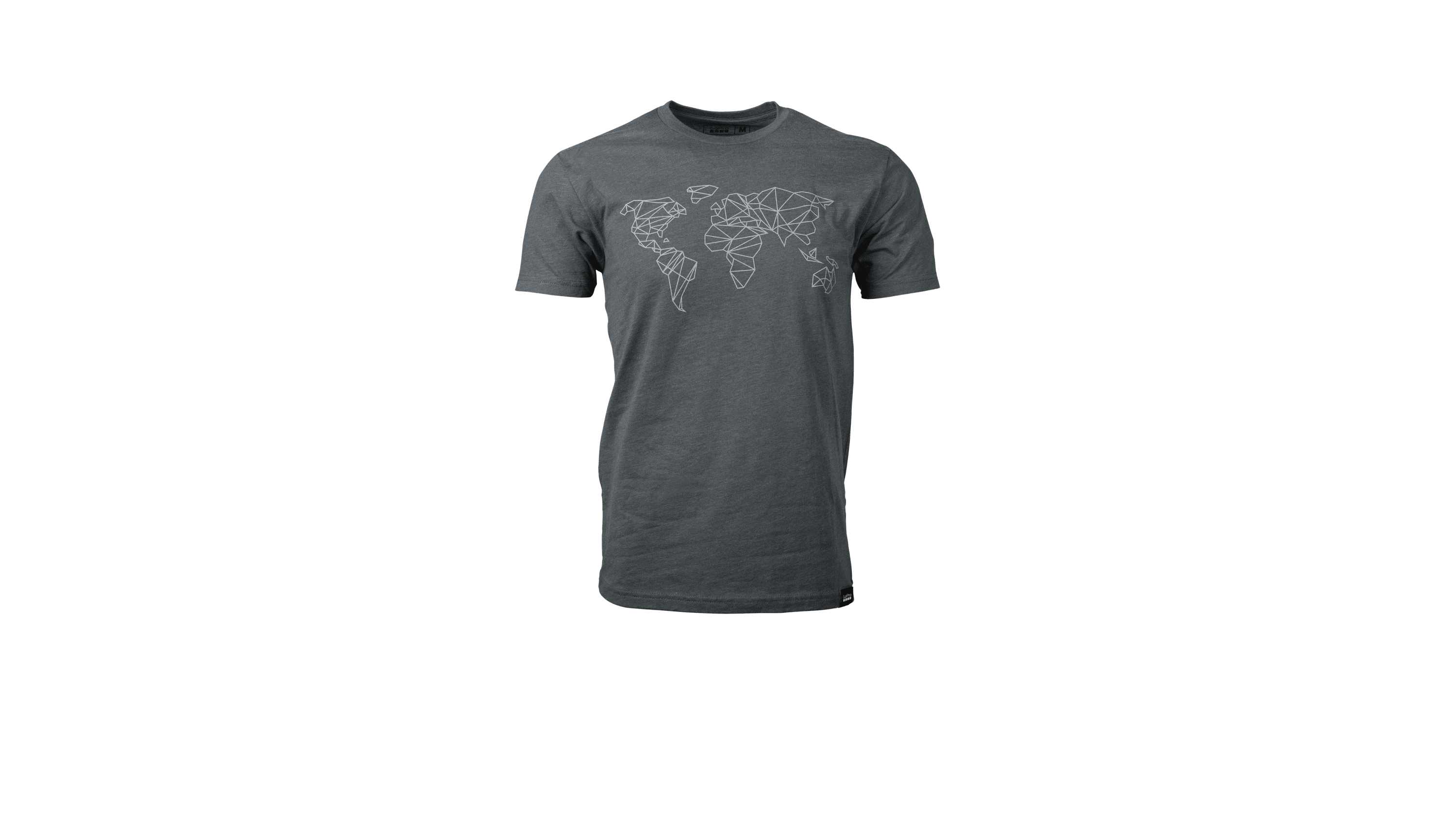 „Global“ T-Shirt mit Print (Grau)