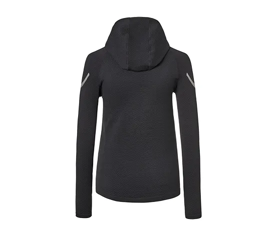 Seamless-Funktionslaufshirt mit Kapuze