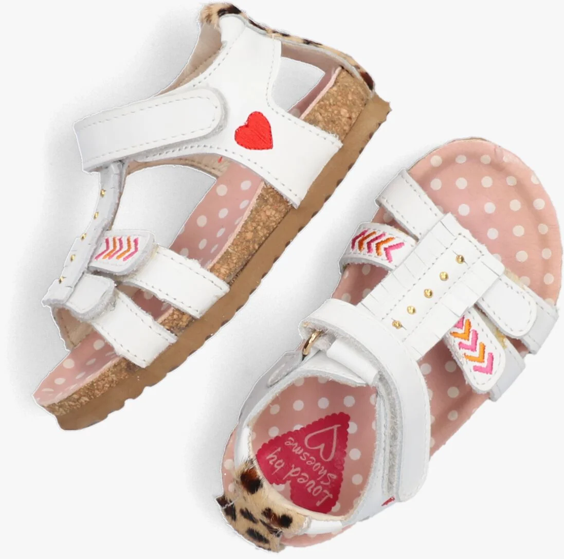 SHOESME witte shoesme sandalen bi21s092