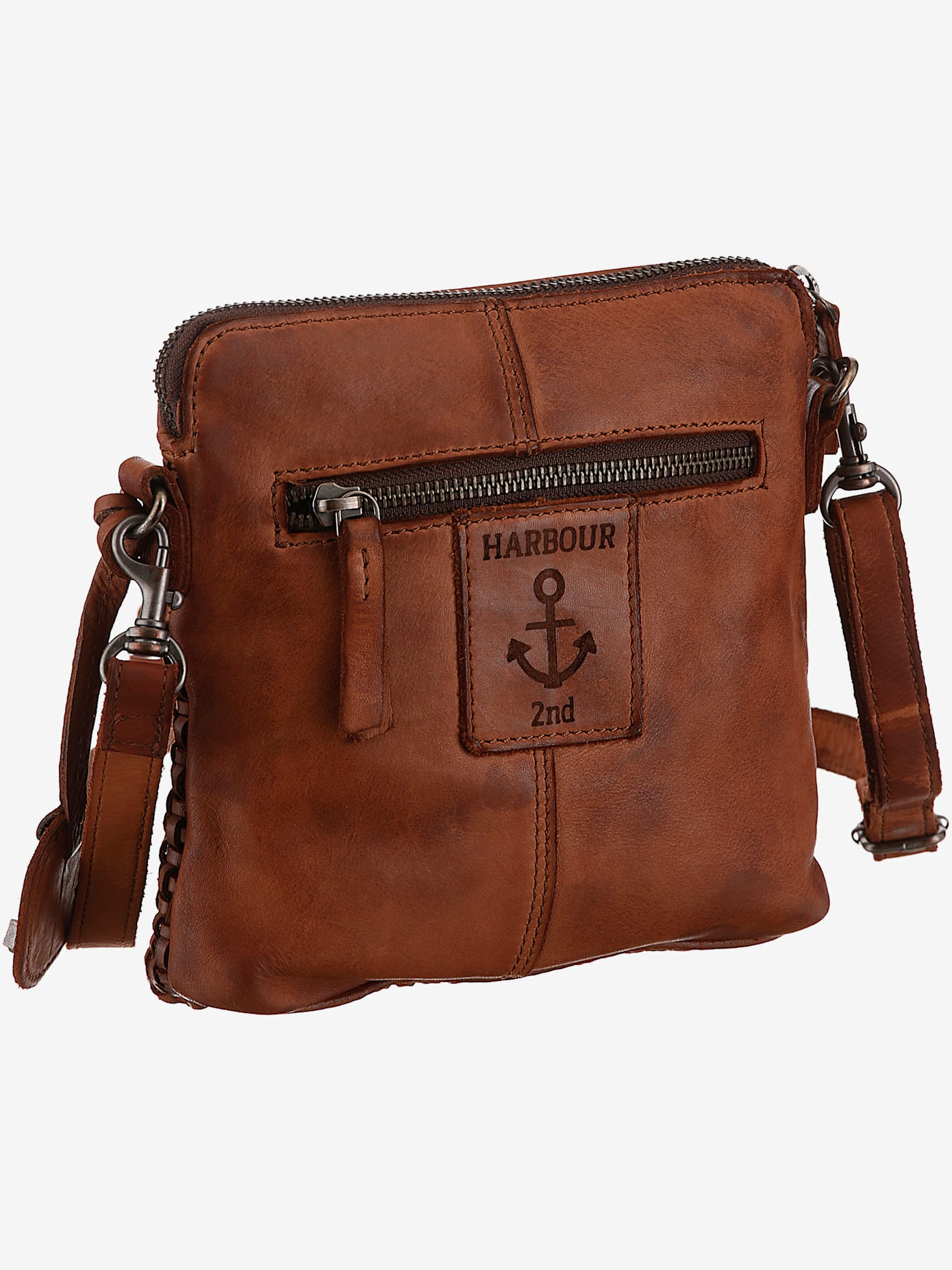 Sac en bandoulière en cuir délavé