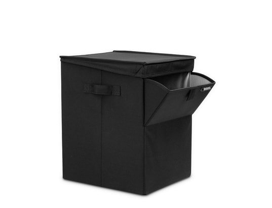 BRABANTIA - Panier à linge empilable 35l noir - 109300