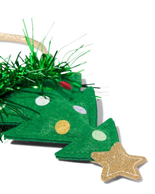 serre-tête avec sapin de noël