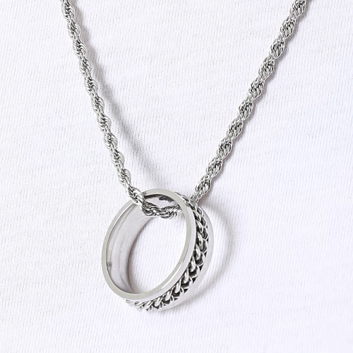 Pendentif COB019 Argenté