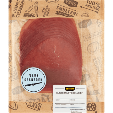 Jumbo Runderfilet Exclusief ca. 100 g
