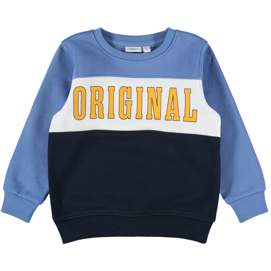 name it Sweatshirt Nmmokay Blue Yonder