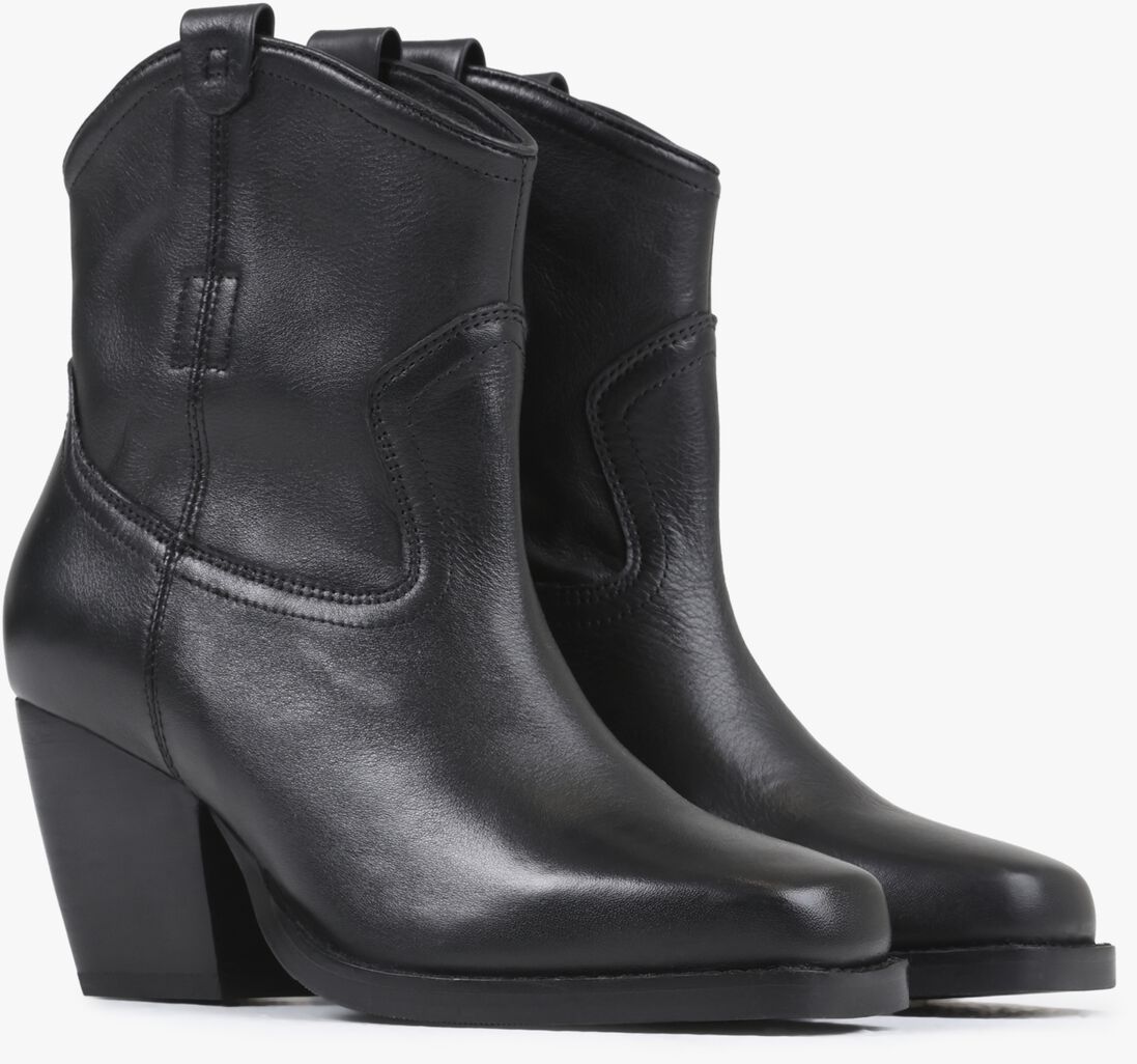 BRONX zwarte bronx enkellaarsjes fu-zzy 34306