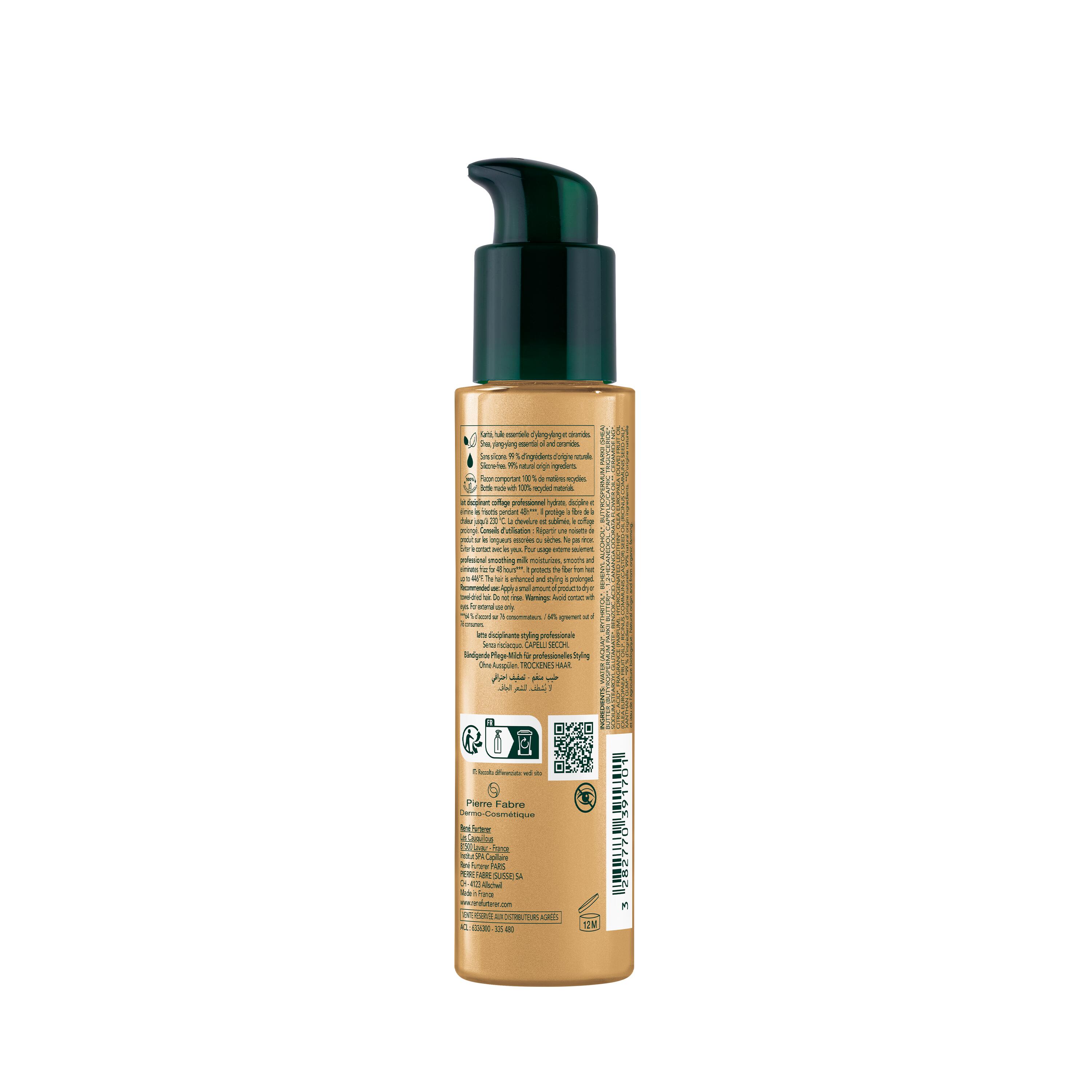 René Furterer Sublime Karité Pflegemilch Milch 100 ml