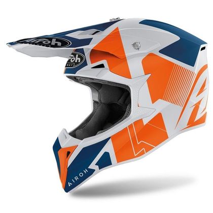Casque cross Airoh WRAAP - RAZE - ORANGE MATT 2023 - Orange