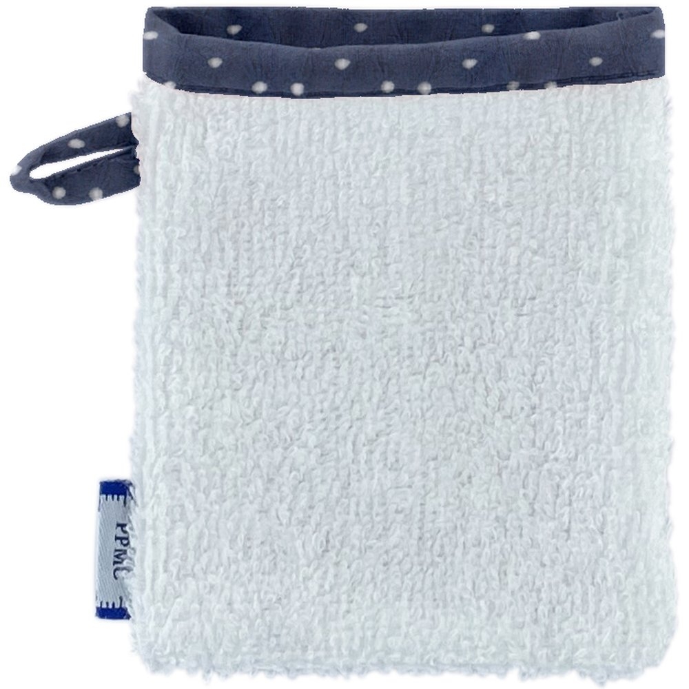Mini-Gant Démaquillant Broderie Anglaise Marine