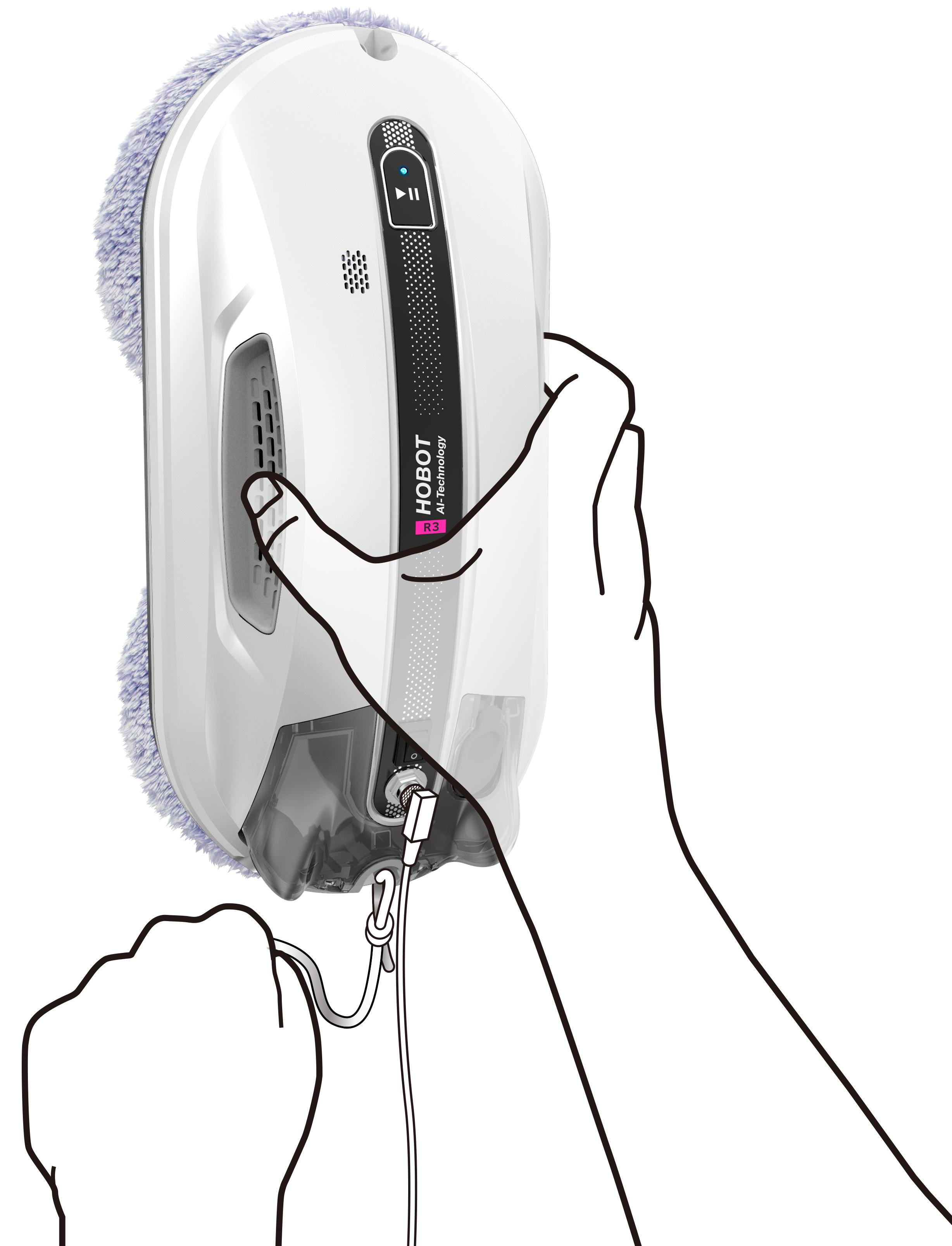 Hobot - R3 vinduespudserrobot - Avanceret AI-teknologi