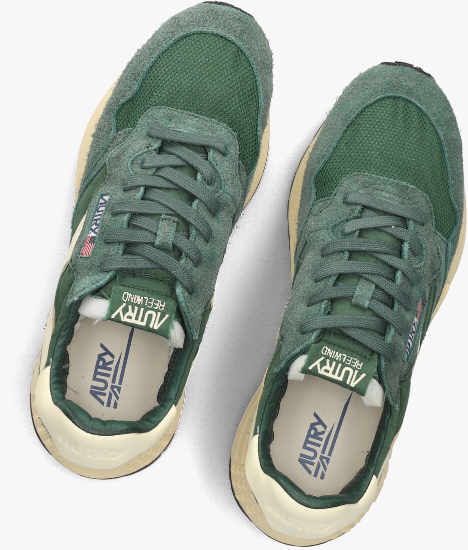 groene autry lage sneakers reelwind low man