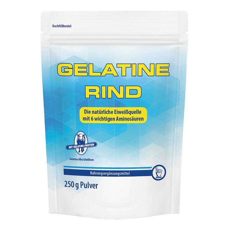 Gelatine Rind Pulver Beutel, 250 g