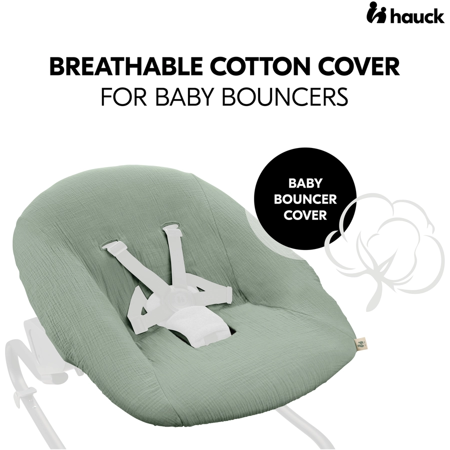 hauck Bezug für Babywippe Baby Bouncer Sage