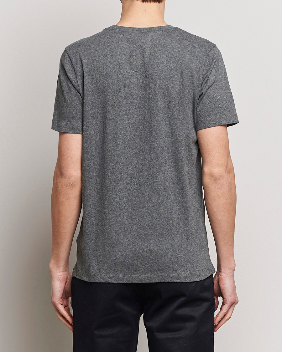 KnowledgeCotton Apparel Agnar Basic T-Shirt Dark Grey Melange