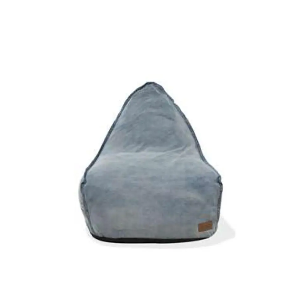 Beliani Zitzak DROP - Blauw polyester