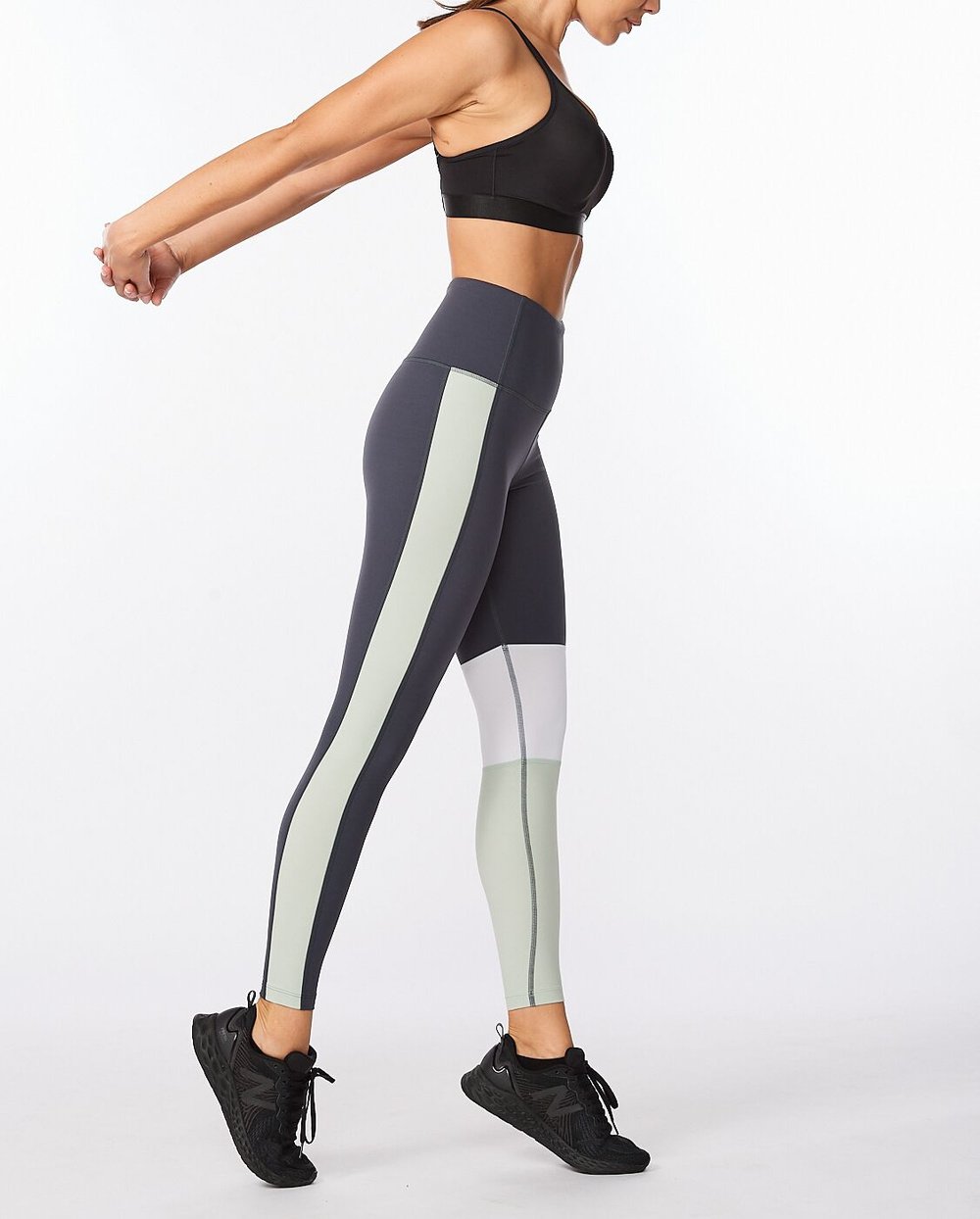 Form Block Hi-Rise Compression Tights Dame India Ink/Mineral