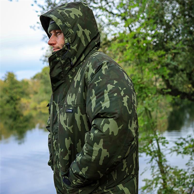 Veste Homme Sonik Heavy Weight Padded Jacket Camo - Vert