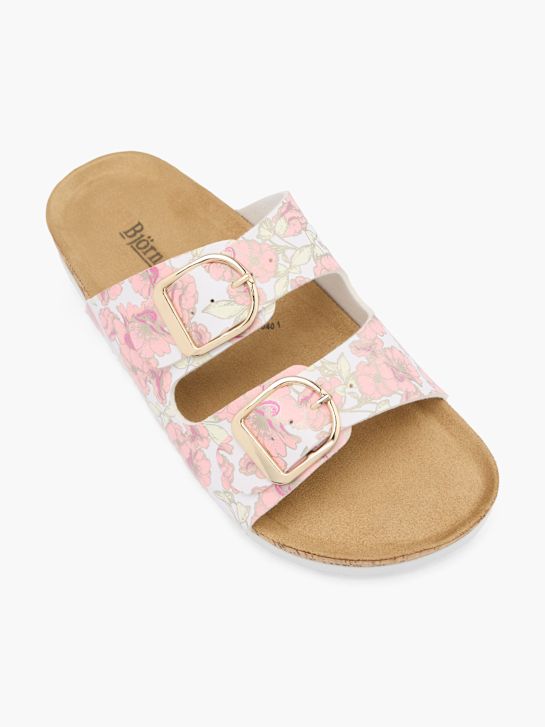 Björndal Tieffussbett-Pantolette Rosa