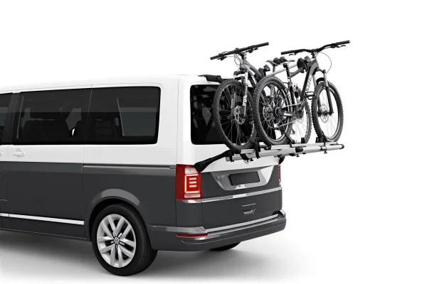 Thule WanderWay 2 , Cykelholder, Tilkoblingsanordning til bag på bilen, Sort, Sølv