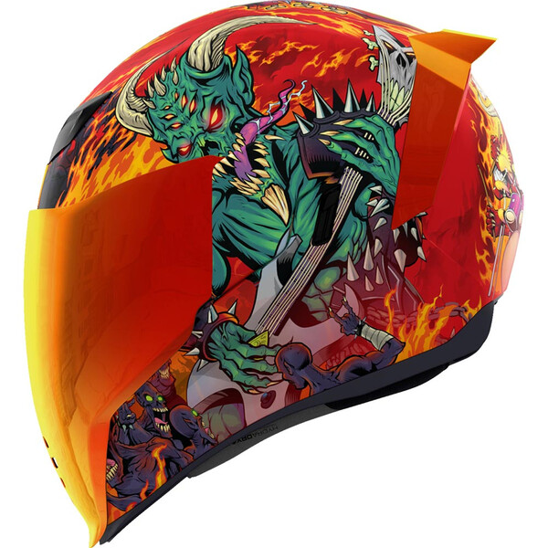 Icon - Casque Airflite MIPS® Blegh™ Rouge / Multicolore