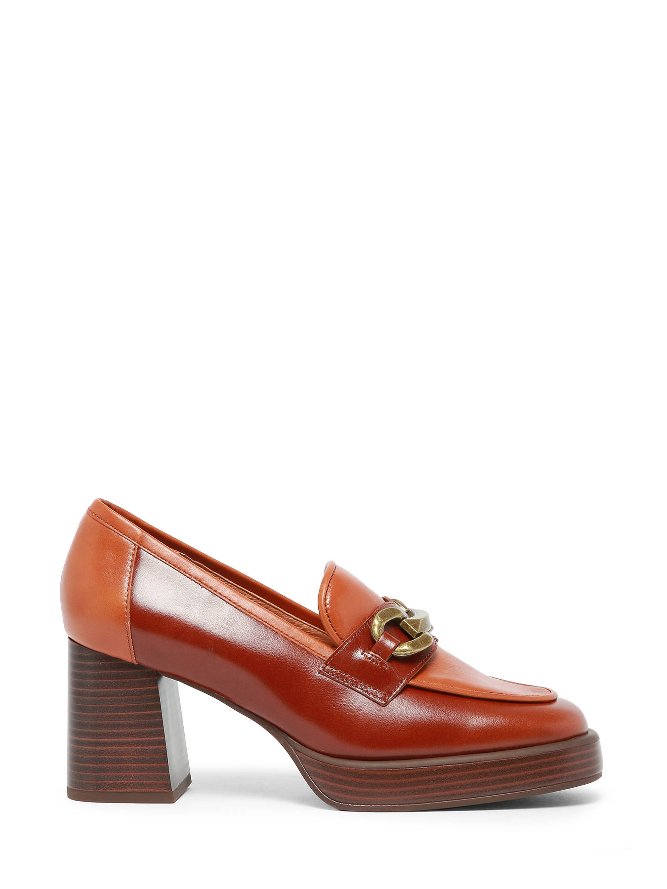 Mocassins  talon Limon en cuir MAM'ZELLE