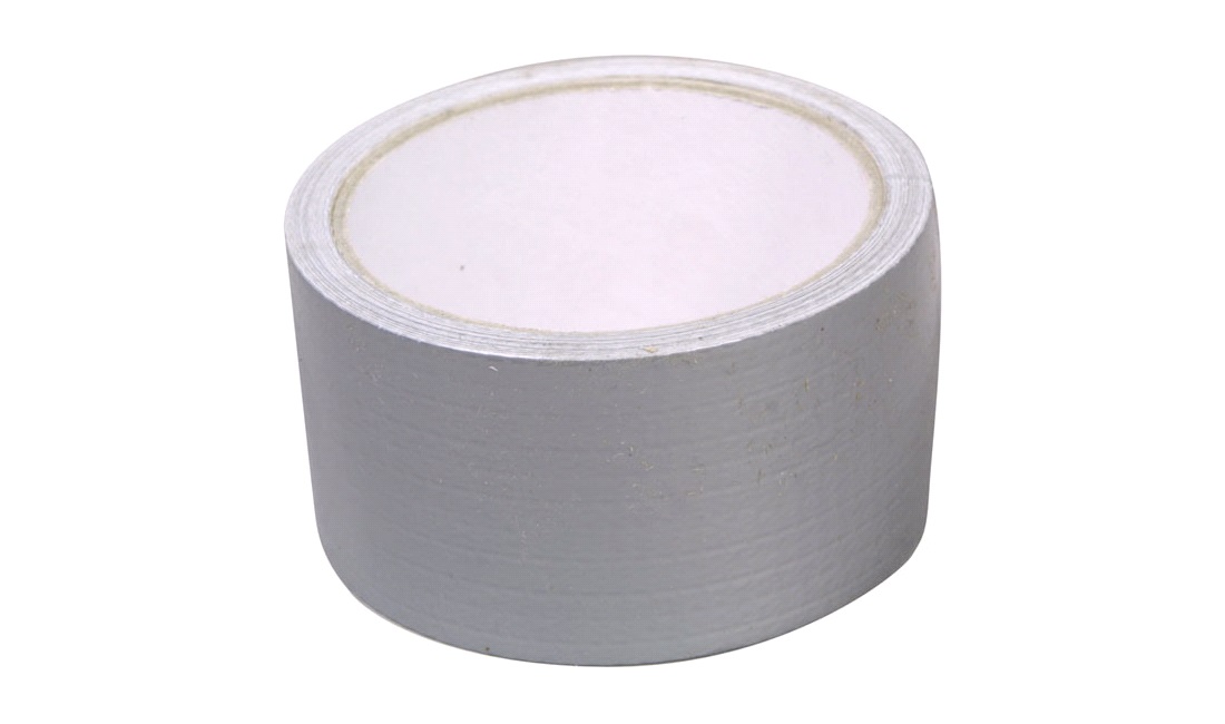 Gaffa tape, sølv, 50mm x 10M