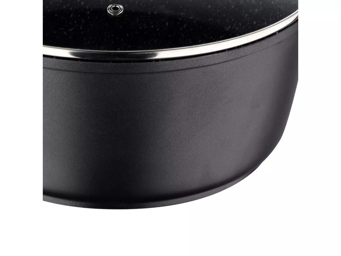 Cocotte Ø20x9cm avec couvercle en fonte d'aluminium CHROMA Bergner