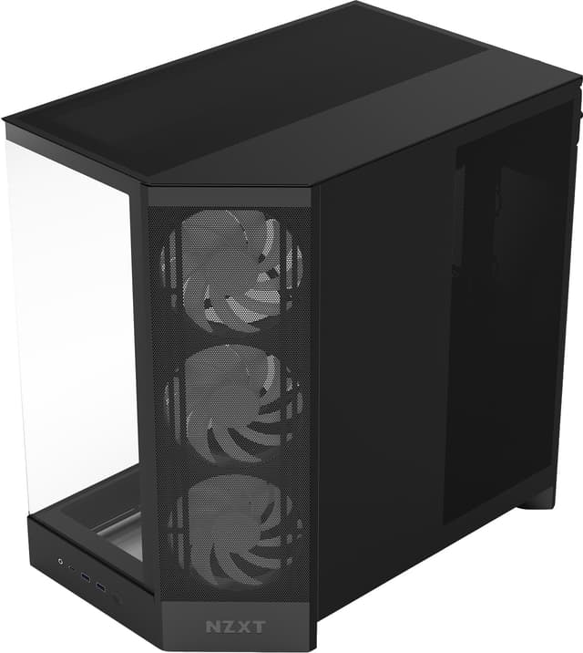 NZXT H9 Flow RGB 2025 PC-kabinet (sort)