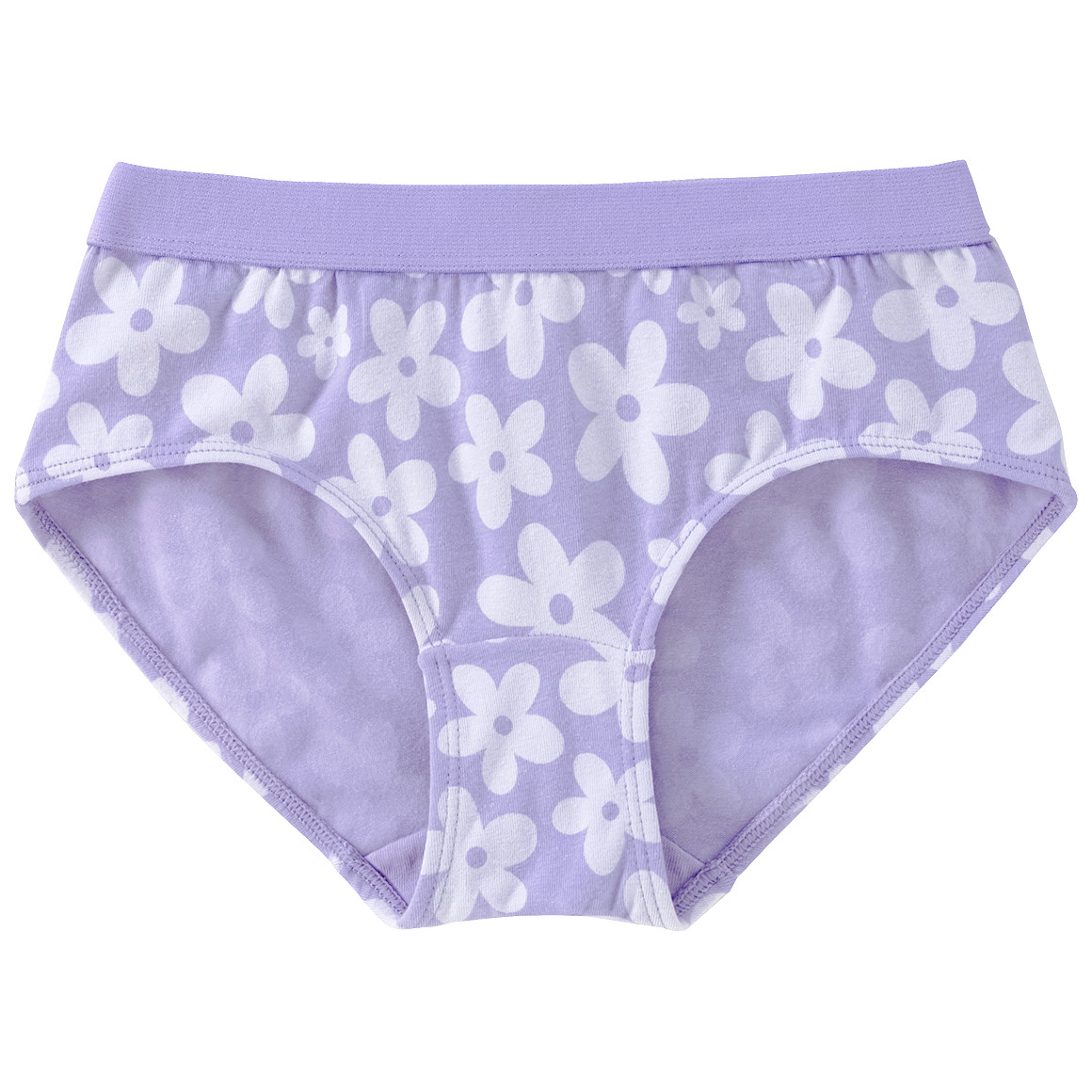 Yigga 5 Mädchen Pantys mit Blumen helllila / helltürkis / weiss