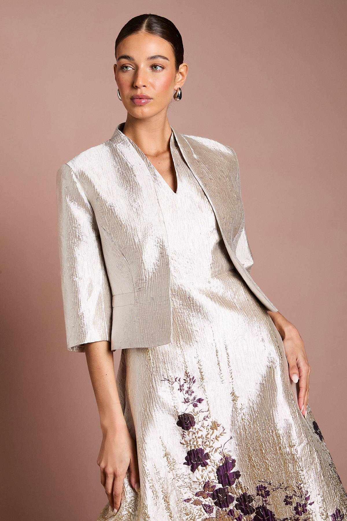 Coast Veste Péplum En Jacquard