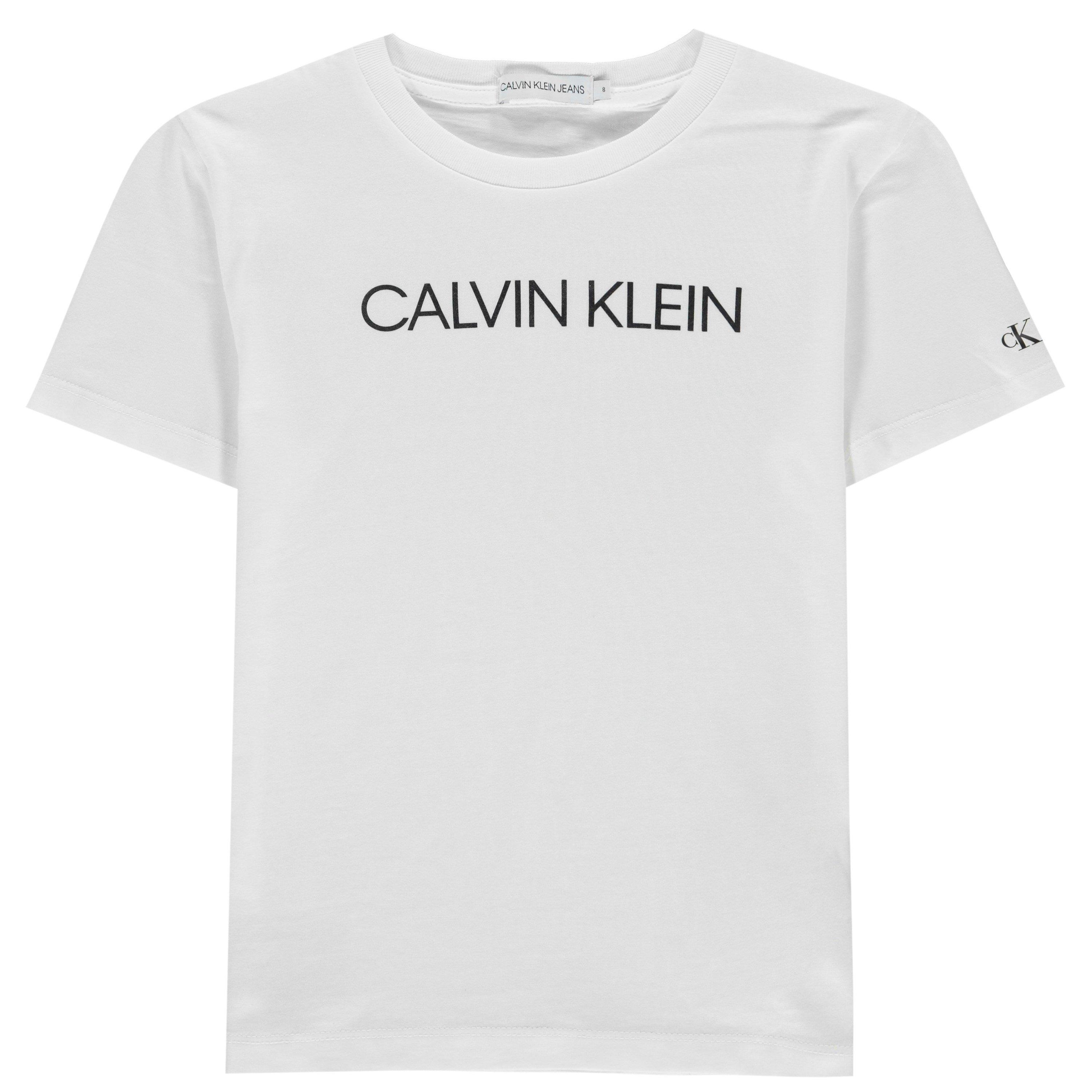 Calvin Klein Junior Boys Institution T Shirt