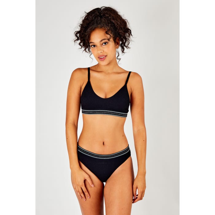 inSua-Slip rib met glitter - InSua