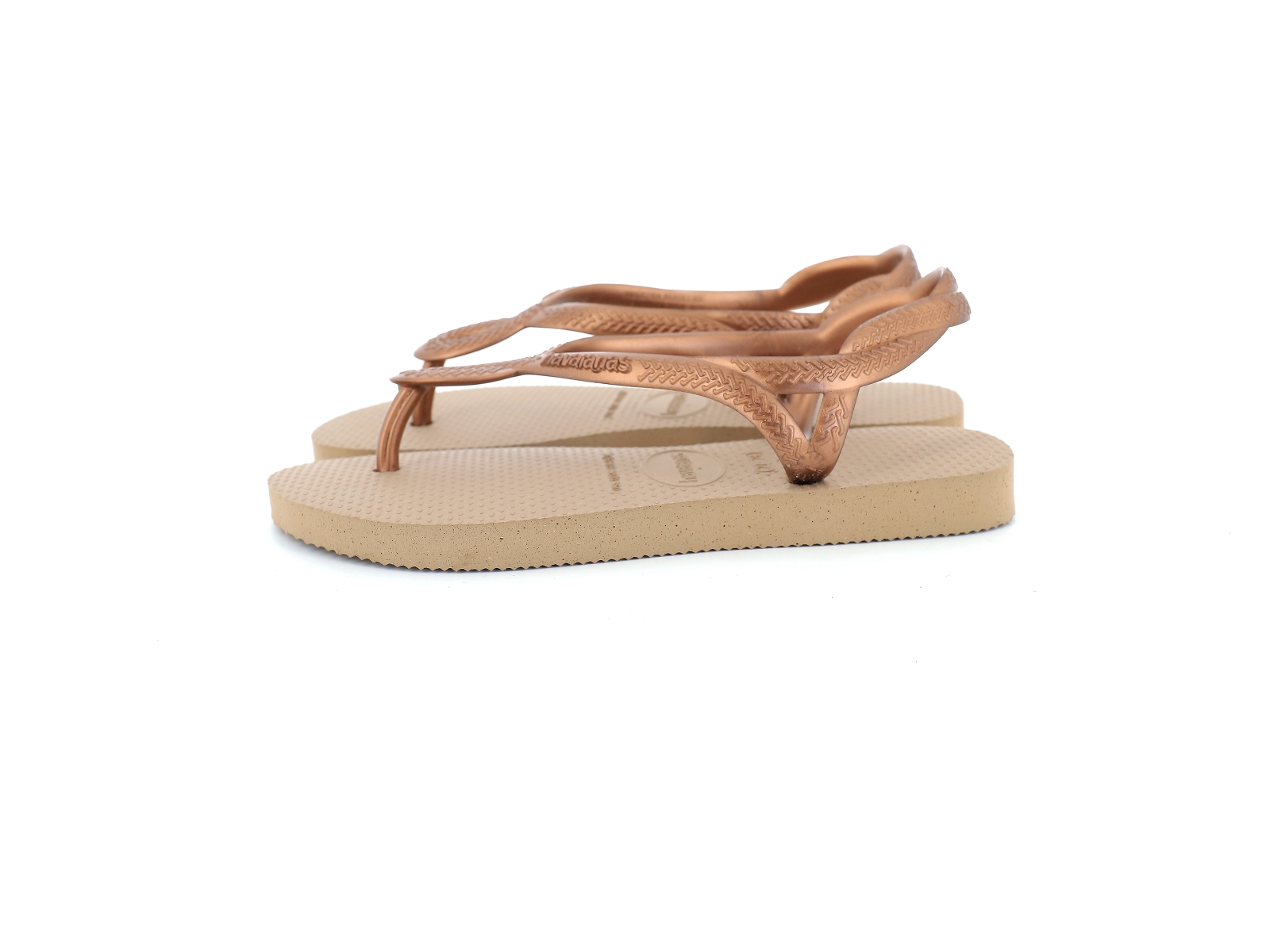 Havaianas-LUNA -  4129697 Plastique Or rose
