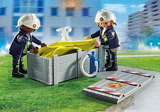Playmobil - Brandmand med luftpude (71465)