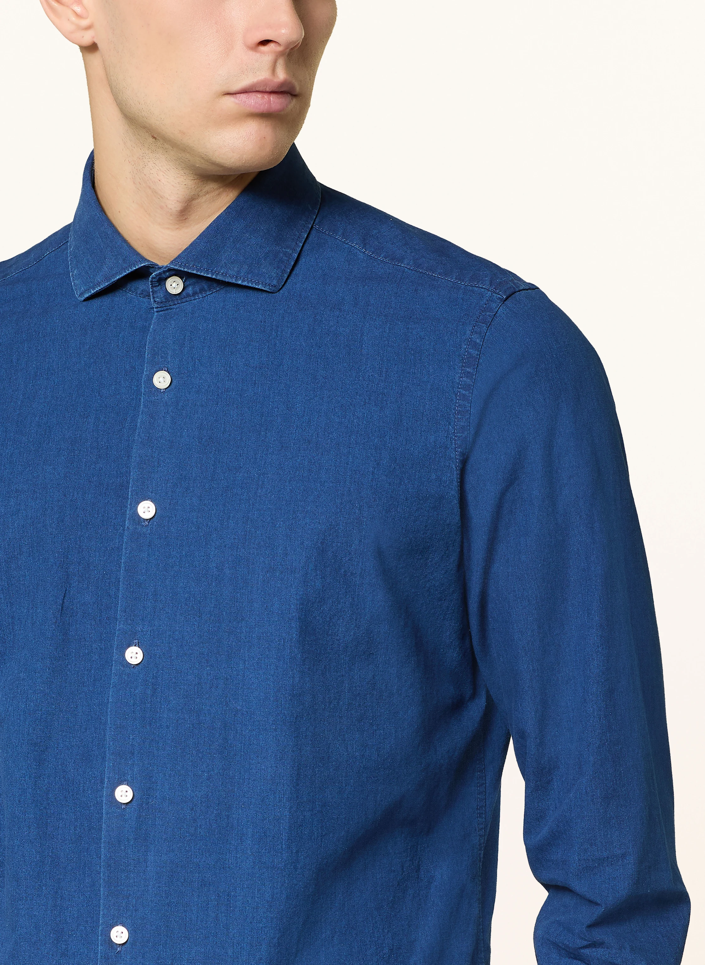 PAUL Hemd Slim Fit in Jeansoptik