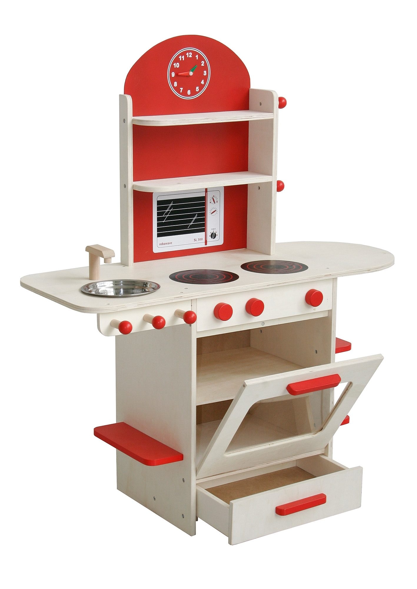 roba® Spielküche »weiss/rot«