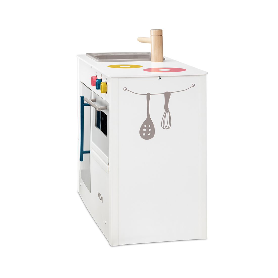 MICKI Spielküche aus Holz 510x620x300mm