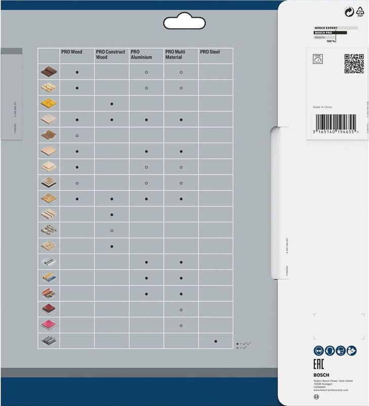 Bosch - Speedline Wood - Cirkelzaagblad - 250mm - 24 Tanden
