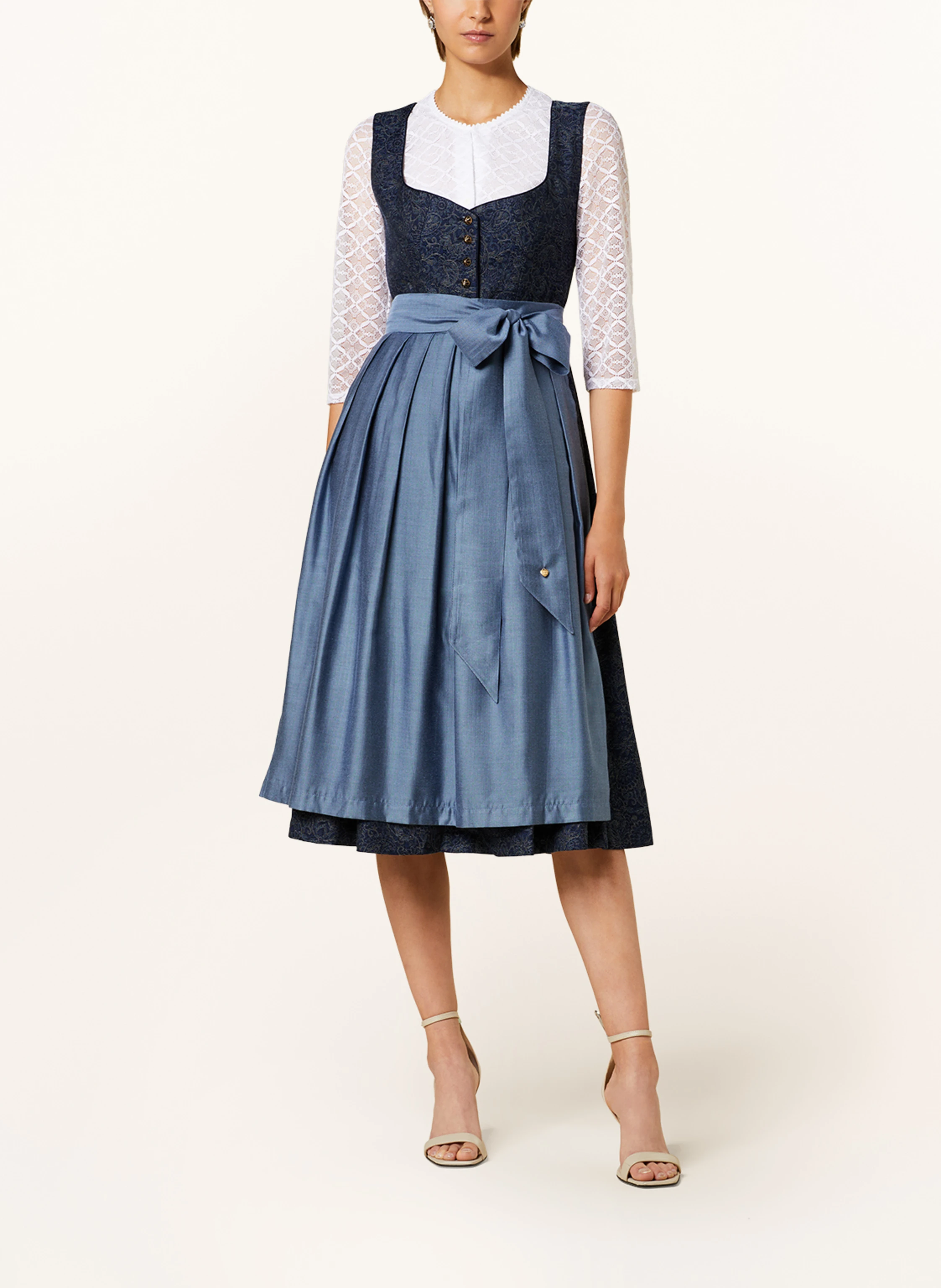 WALDORFF Dindlbluse aus Spitze mit 3/4-Arm