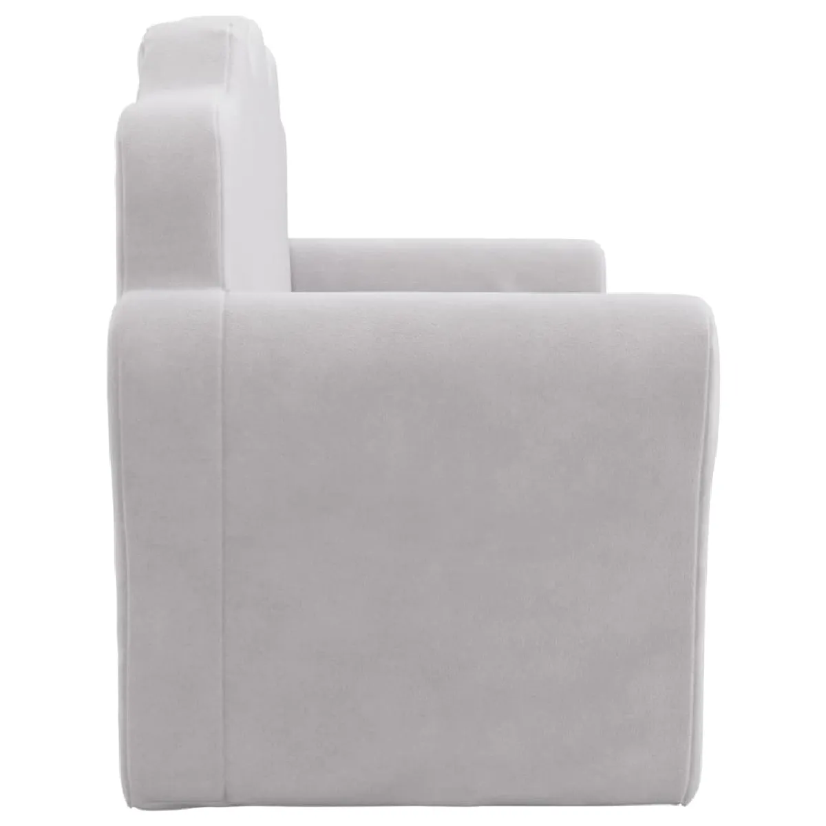 vidaXL Canapé 2 places enfants gris clair
