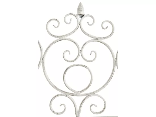Lot de 2 treillis métal blanche 85.5 x 2 x 170 cm 10_0003842