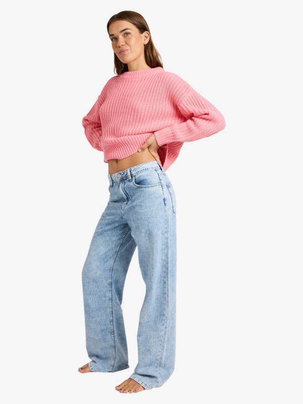 Dawn Patrol Mid Sunbleached Jeans à coupe ample Bleu Femme