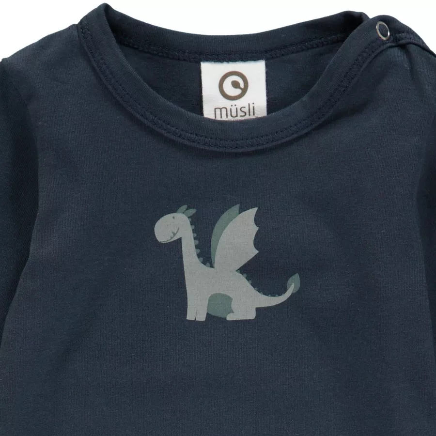 Müsli Langarmbody blue