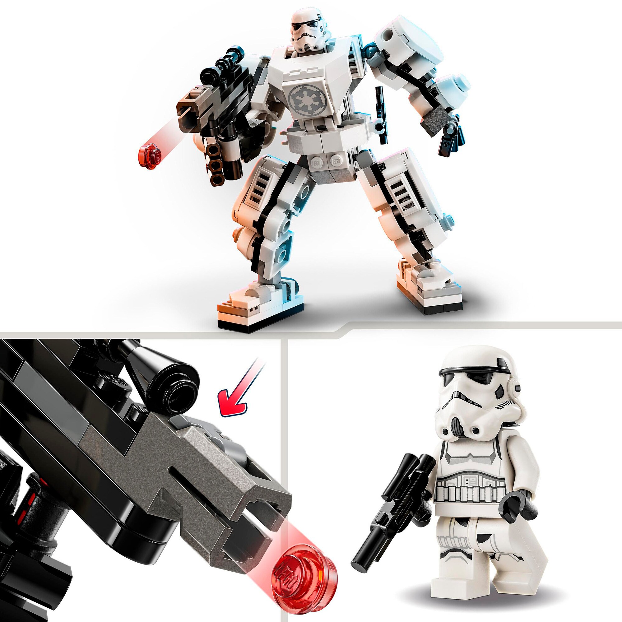 LEGO Konstruktionsspielzeug Star Wars Sturmtruppler Mech