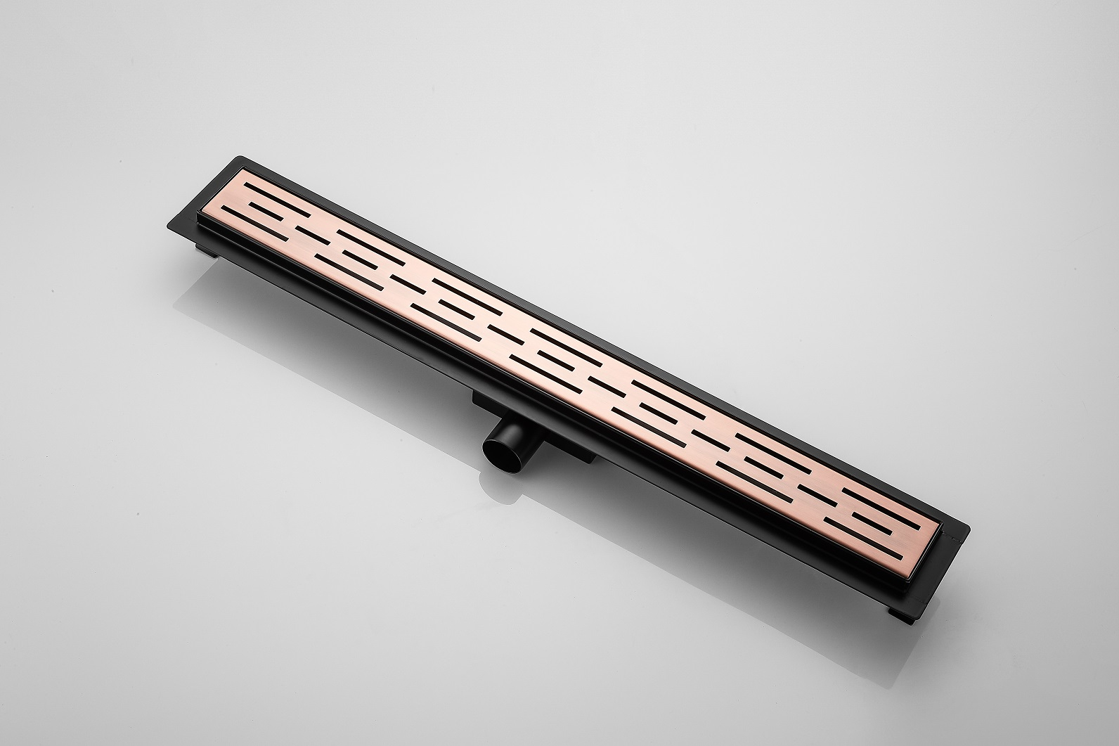 Saniclear Copper douchegoot 70x7cm geborsteld koper